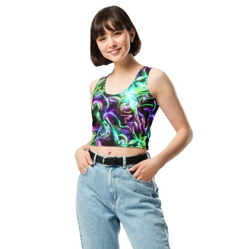 Stellar Serpent on a Crop Top
