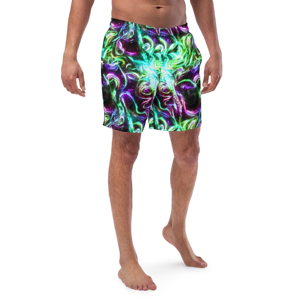 Stellar Serpent on Swim Trunks — Front