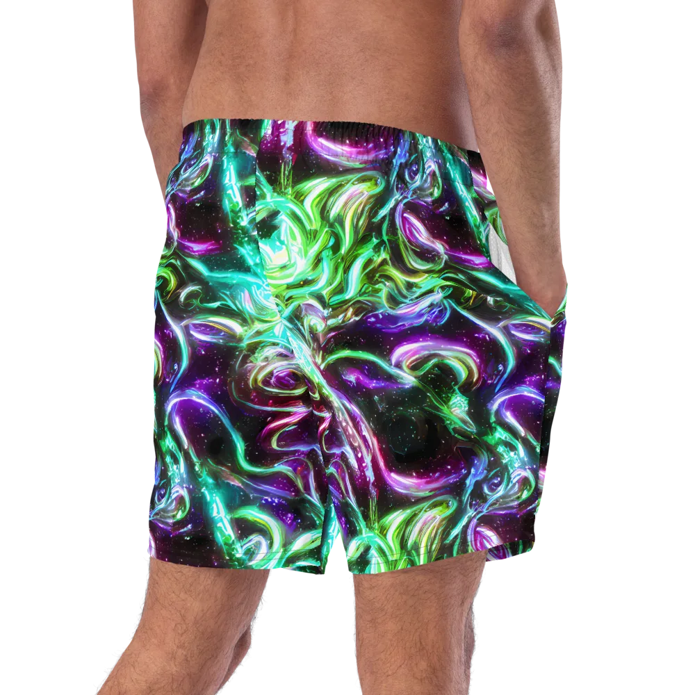 Stellar Serpent on Swim Trunks — Right Back