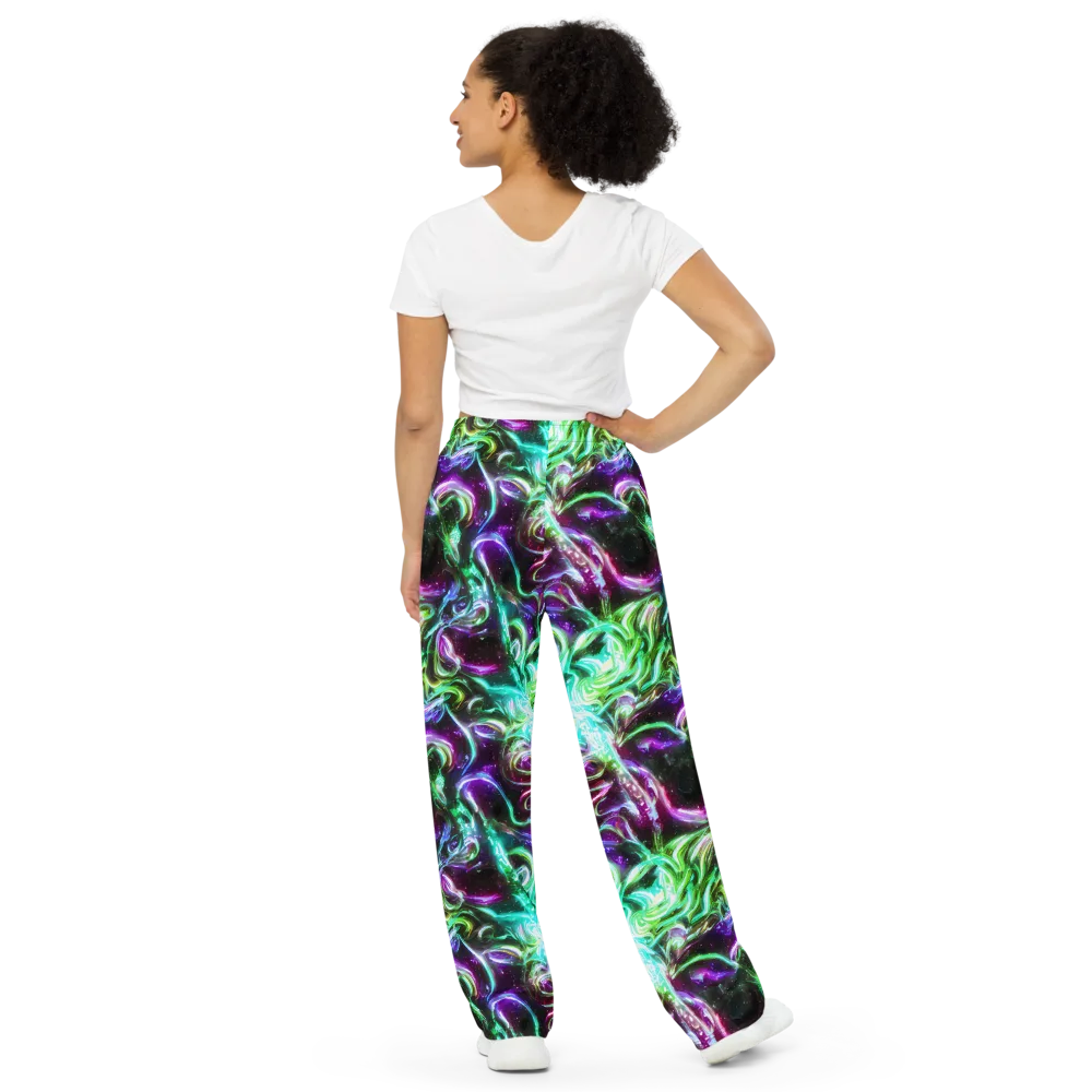 Stellar Serpent on Wide-Leg Pants — Back
