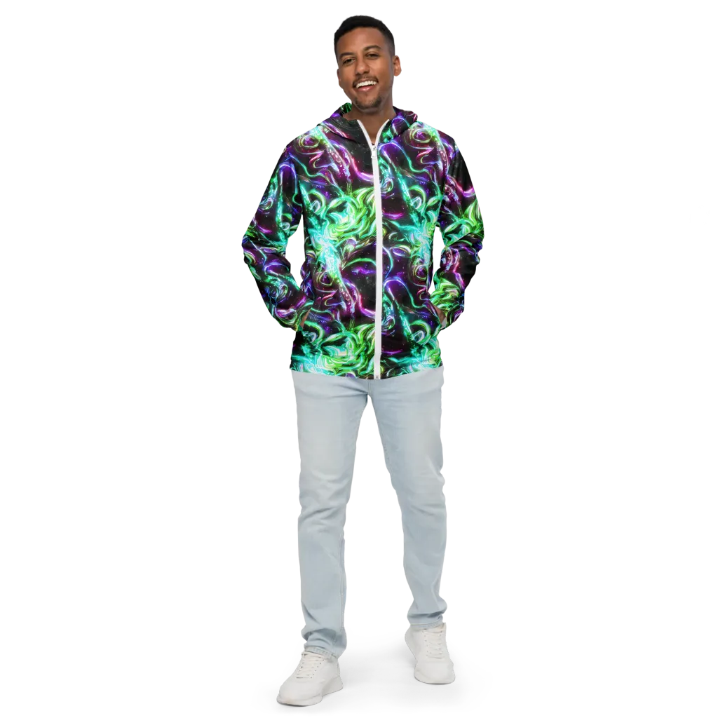 Stellar Serpent on Men's Windbreaker — Front