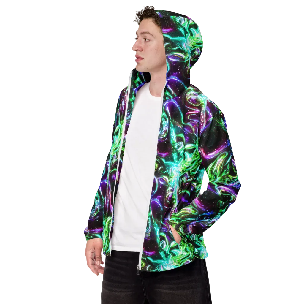 Stellar Serpent on Men's Windbreaker — Left Front