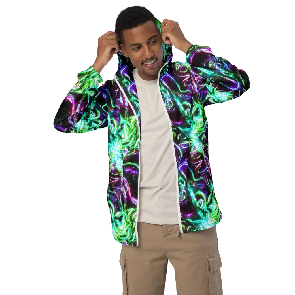 Stellar Serpent on Men's Windbreaker — Front