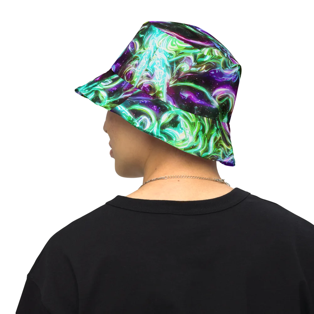 Stellar Serpent on Reversible Bucket Hat — Back Inside