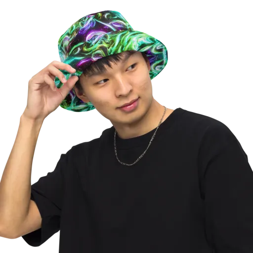Stellar Serpent on a Reversible Bucket Hat