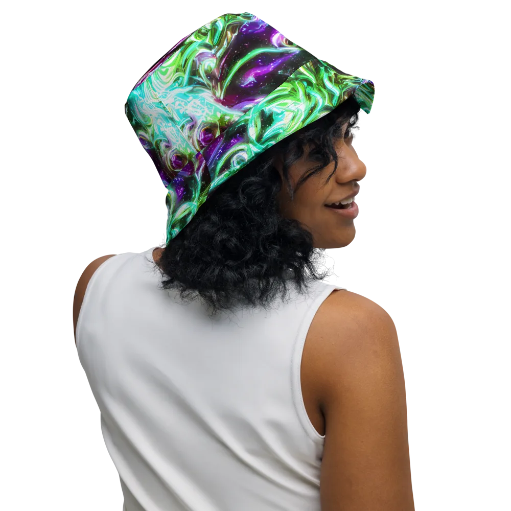 Stellar Serpent on Reversible Bucket Hat — Right Outside