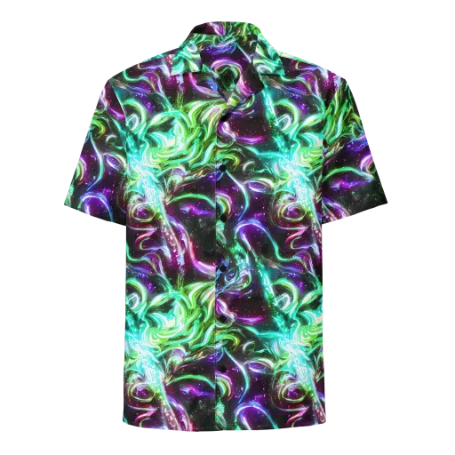Stellar Serpent on a Button Shirt