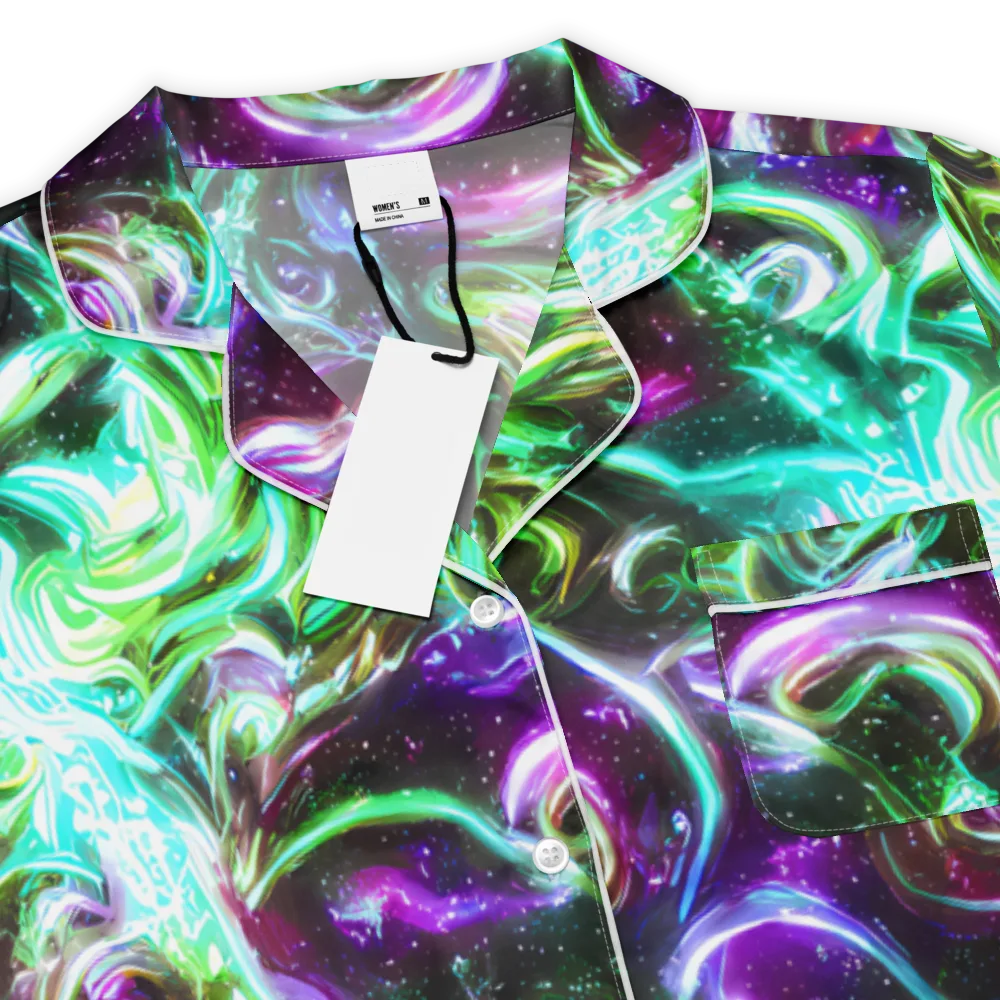 Stellar Serpent on Women's Short Sleeve Pajama Top — Product details