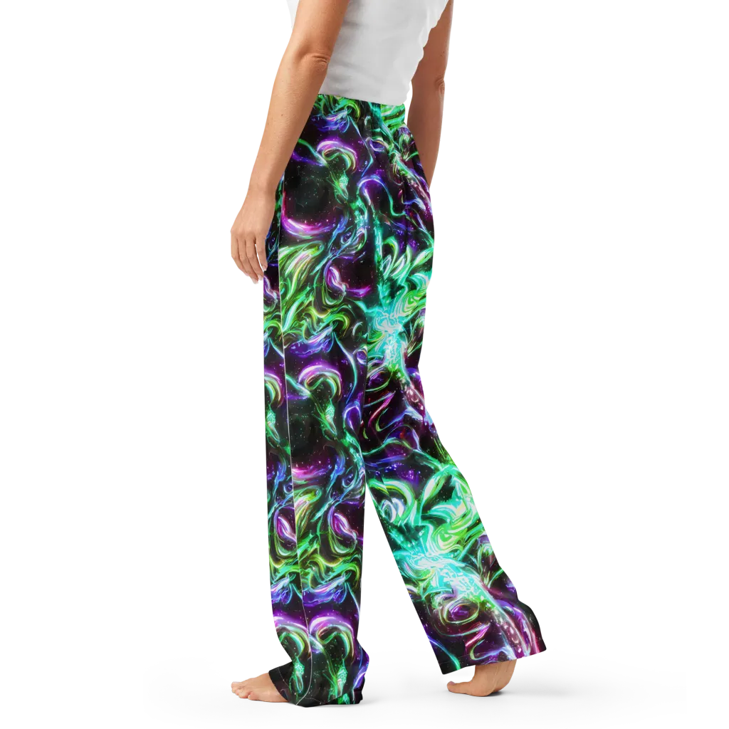Stellar Serpent on Women's Pajama Pants — Left