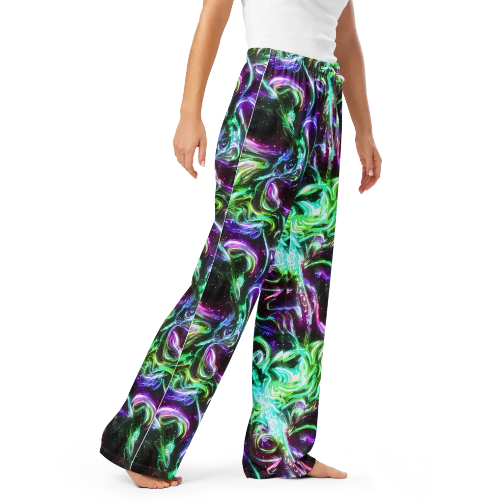 Stellar Serpent on Women's Pajama Pants — Right Front