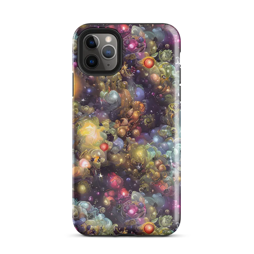 Cosmic Gem Garden on Tough Case for iPhone® — Front
