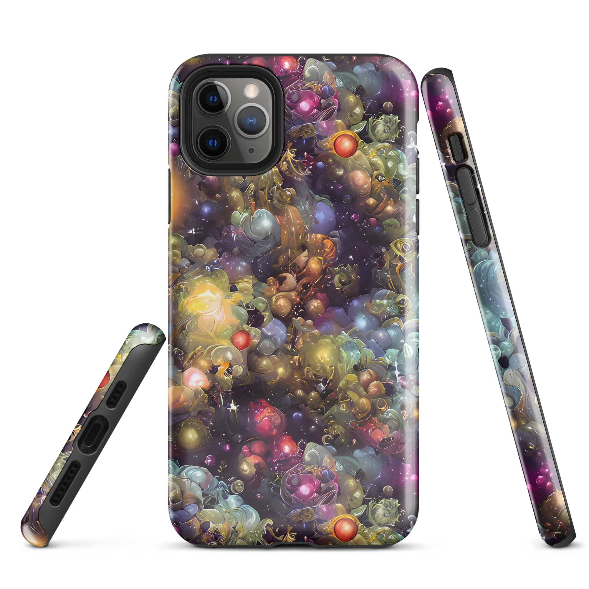 Cosmic Gem Garden on Tough Case for iPhone® — Front