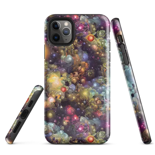 Cosmic Gem Garden on a Tough Case for iPhone®