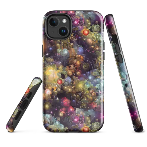Cosmic Gem Garden on a MagSafe Tough Case for iPhone®