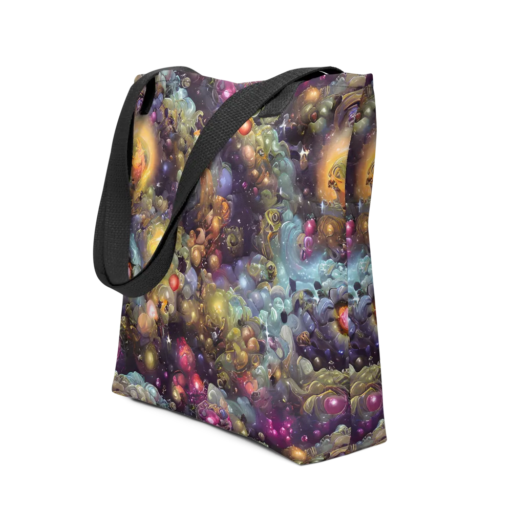 Cosmic Gem Garden on Tote Bag — Front