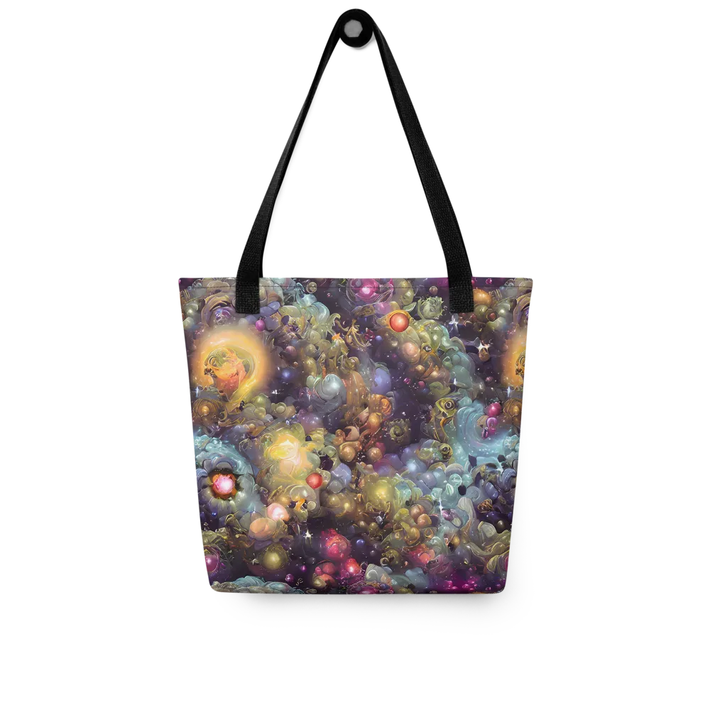 Cosmic Gem Garden on Tote Bag — Front