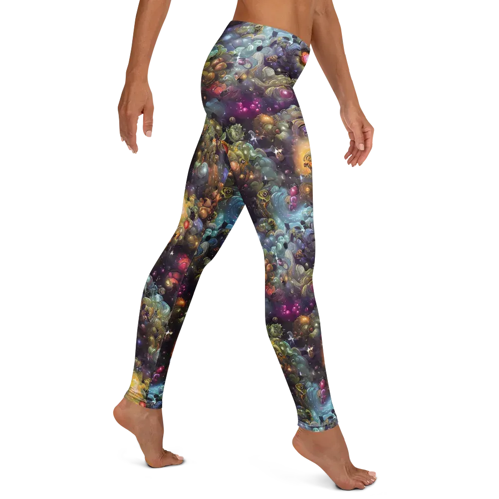 Cosmic Gem Garden on Leggings — Right