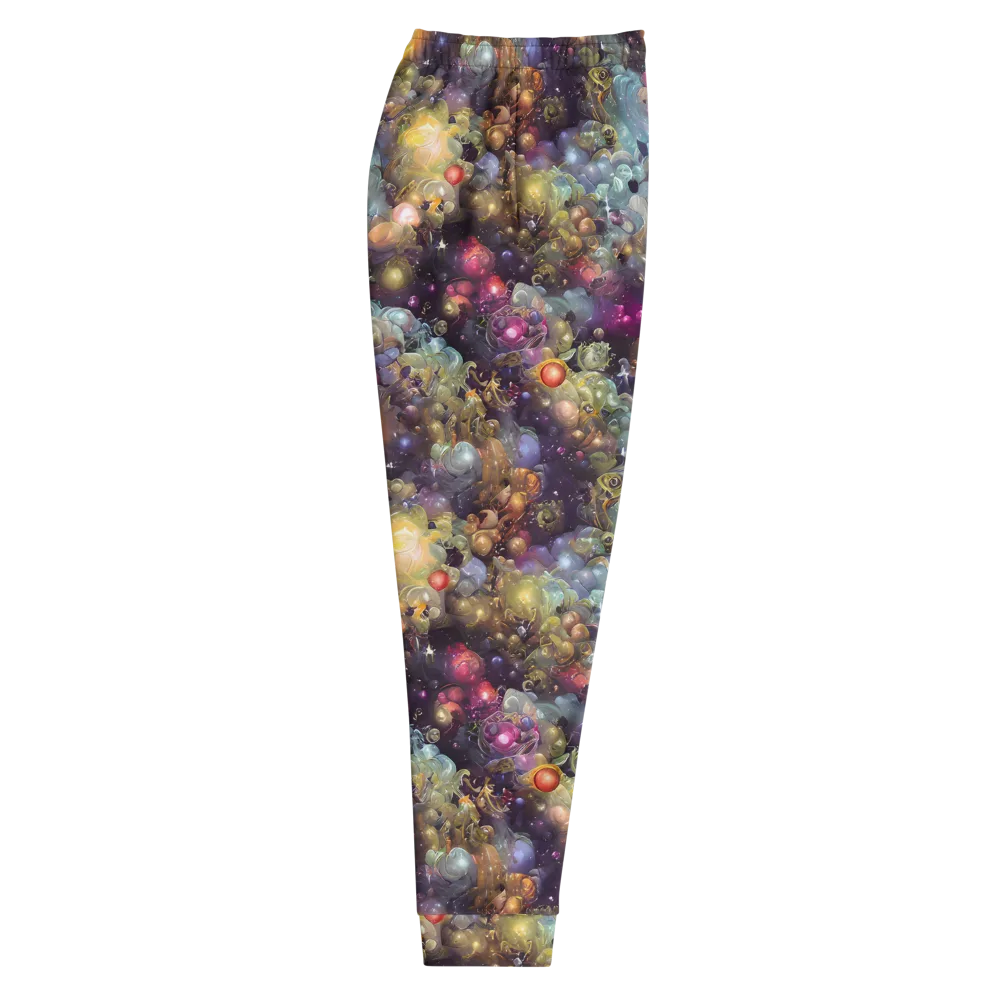 Cosmic Gem Garden on Men's Joggers — Right