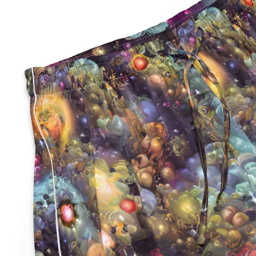 Cosmic Gem Garden on Women's Pajama Shorts — Product details