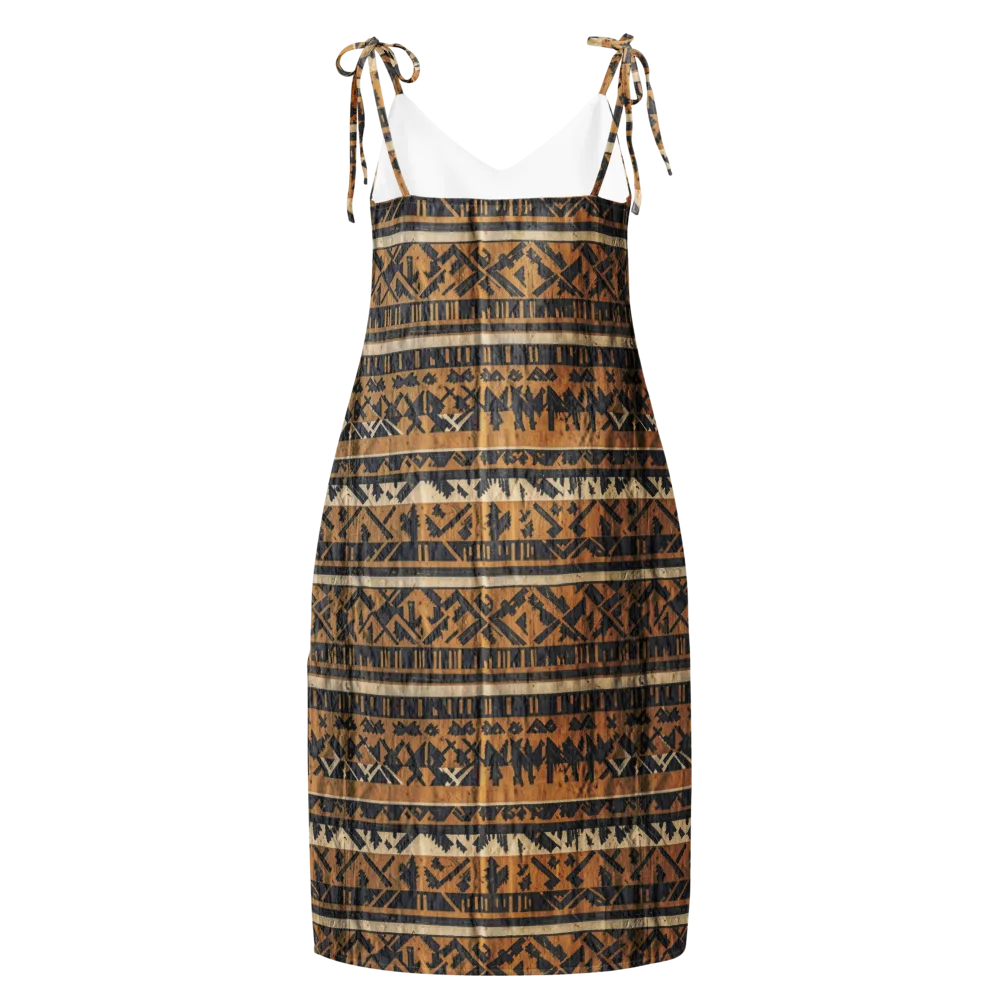 Ochre Nomad on Slip Dress — Back