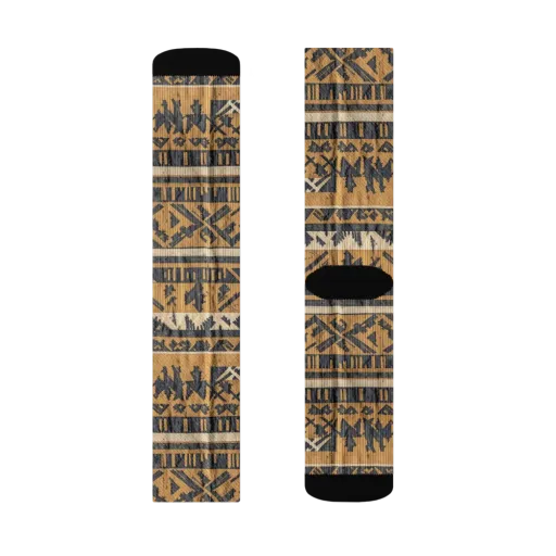 Ochre Nomad on a Socks