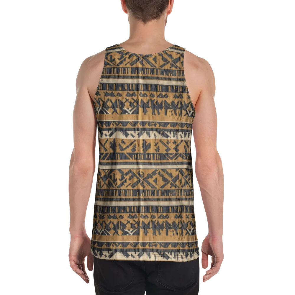 Ochre Nomad on Men's Tank Top — Back