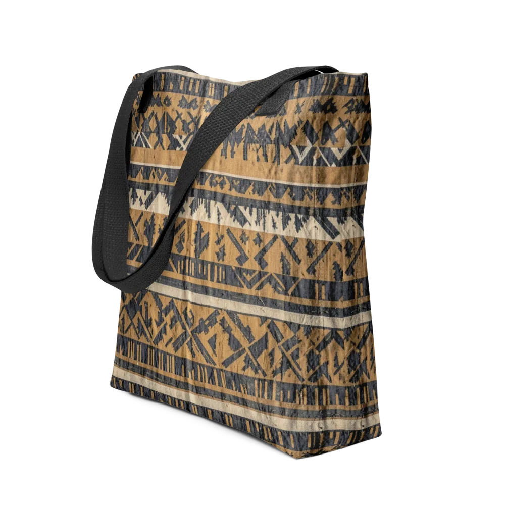 Ochre Nomad on Tote Bag — Front