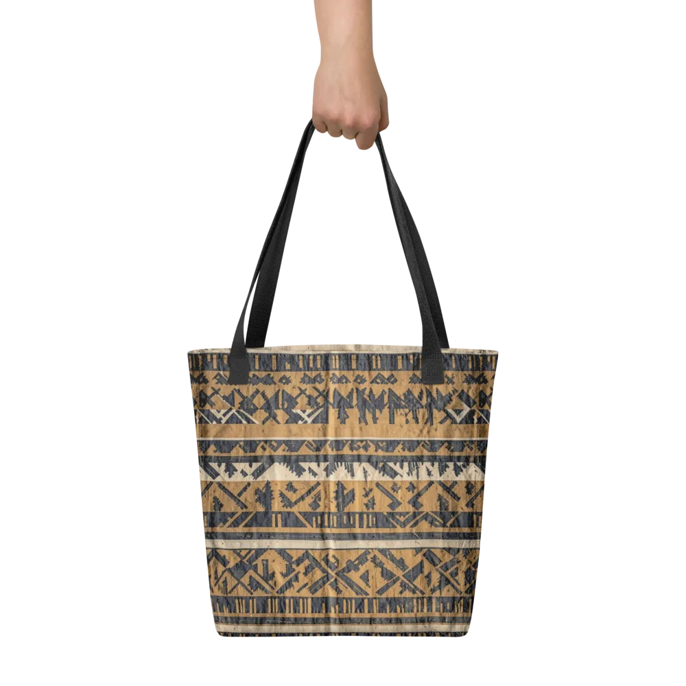 Ochre Nomad on Tote Bag — Front