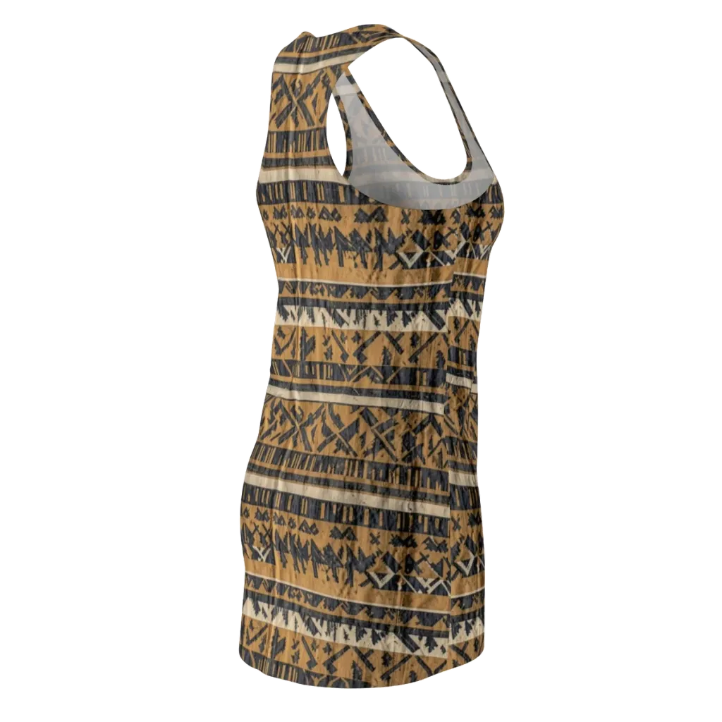 Ochre Nomad on Racerback Dress — Back Side
