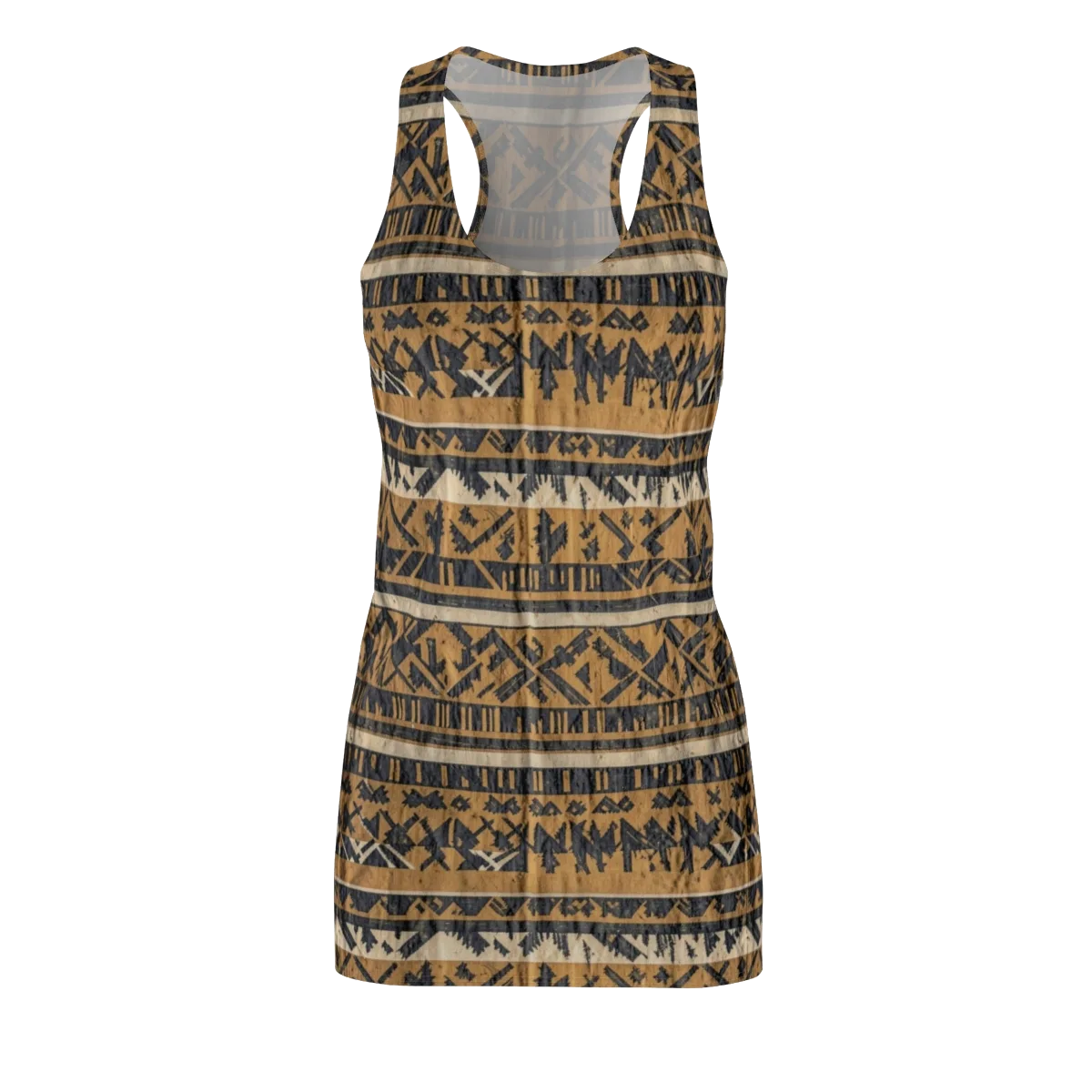 Ochre Nomad on Racerback Dress — Front