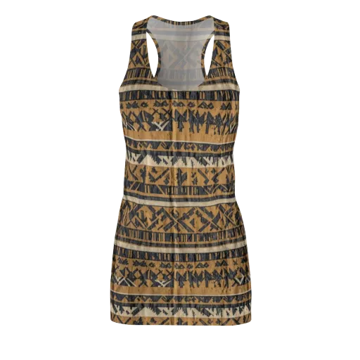 Ochre Nomad on a Racerback Dress
