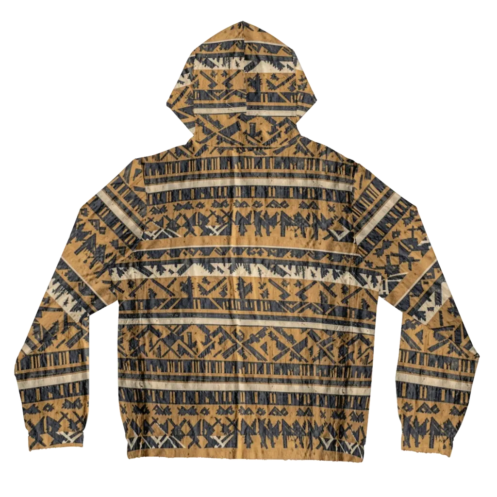 Ochre Nomad on Women's Full-Zip Hoodie — Back