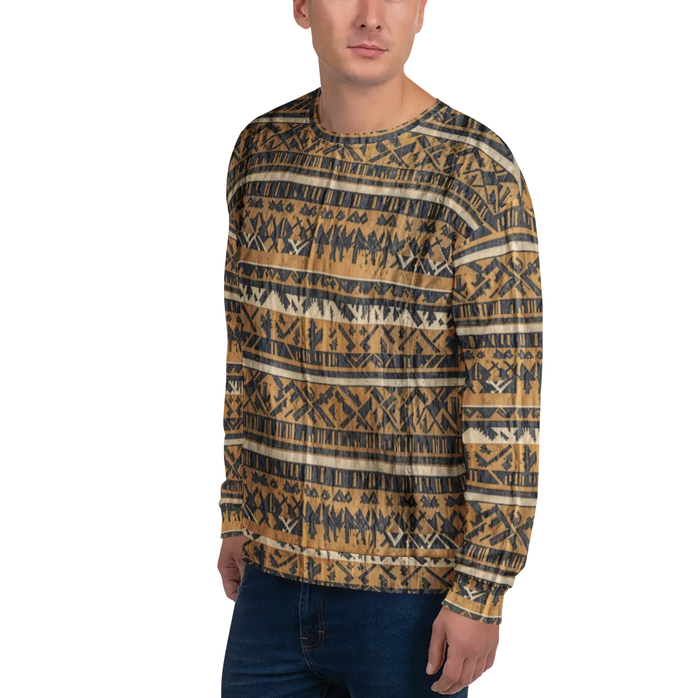 Ochre Nomad on Sweatshirt — Left Front
