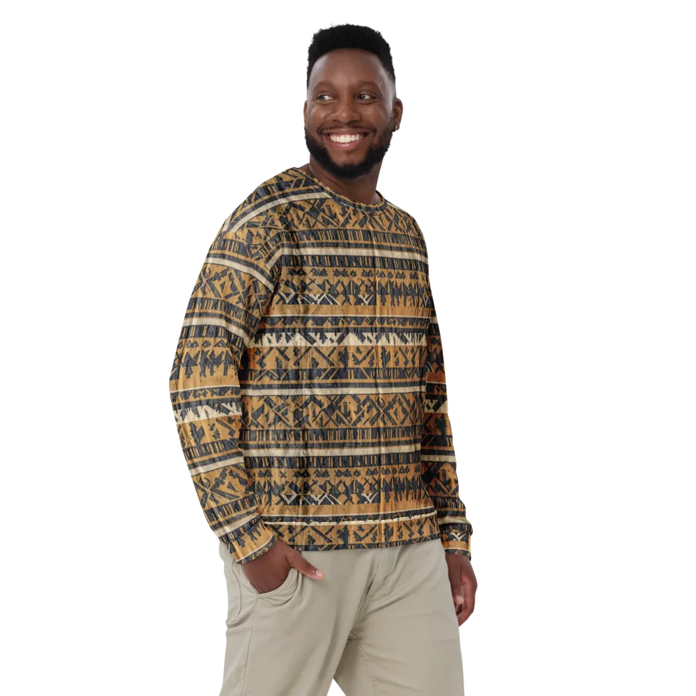 Ochre Nomad on Sweatshirt — Front