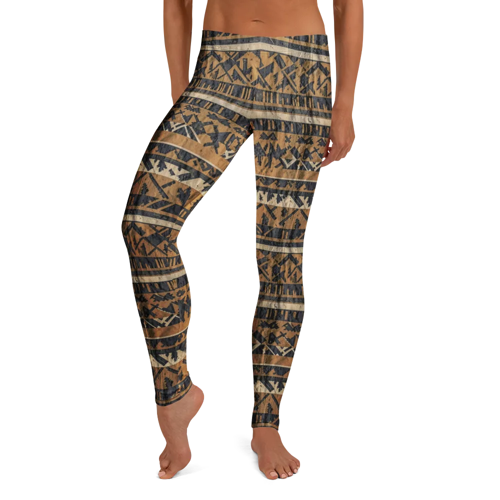 Ochre Nomad on Leggings — Front