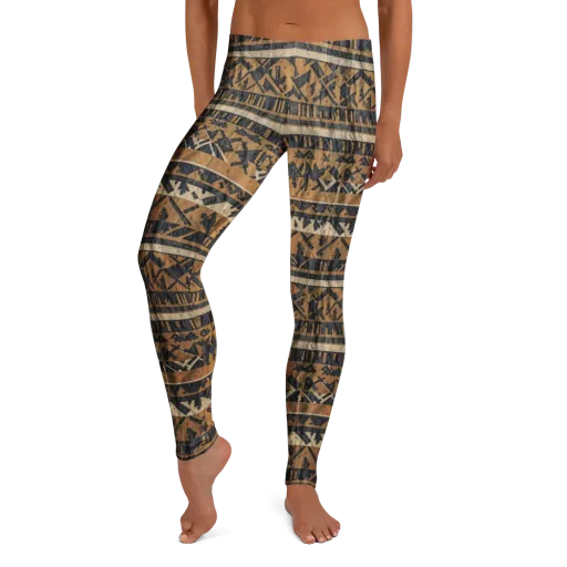 Ochre Nomad on a Leggings