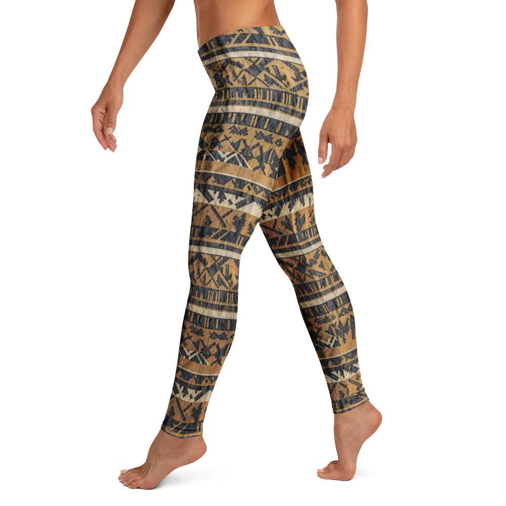 Ochre Nomad on Leggings — Left