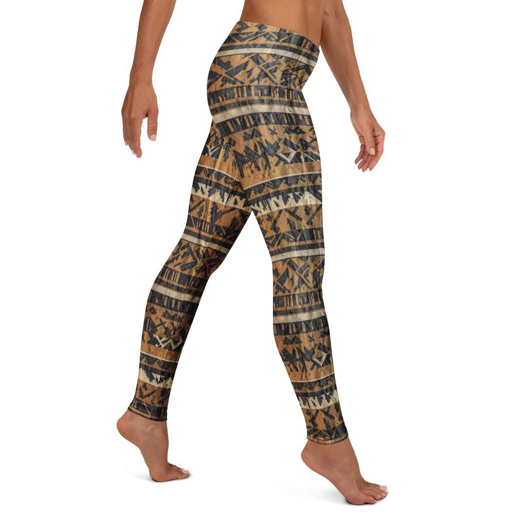 Ochre Nomad on Leggings — Right