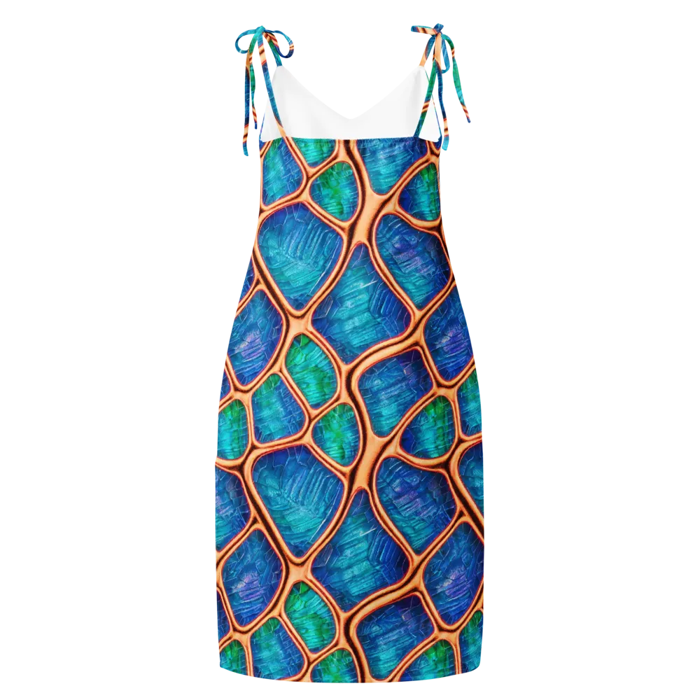 Amber Reef on Slip Dress — Back