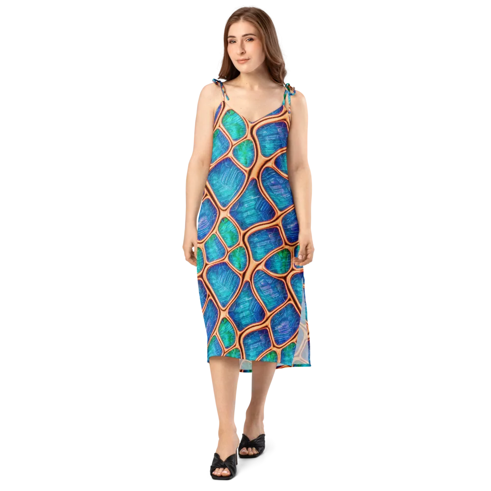 Amber Reef on Slip Dress — Front