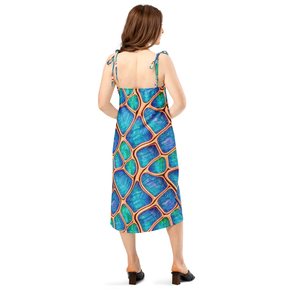 Amber Reef on Slip Dress — Back