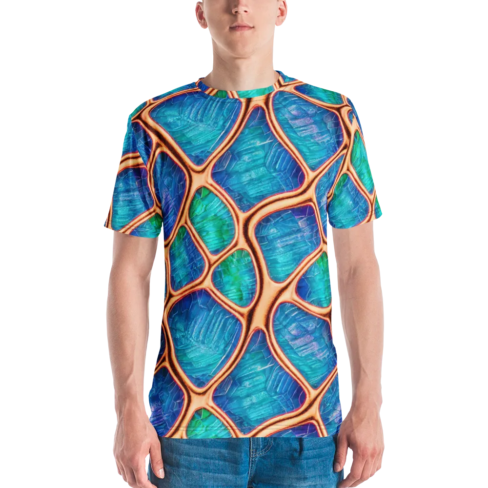 Amber Reef on Men's Crew Neck T-Shirt — Front