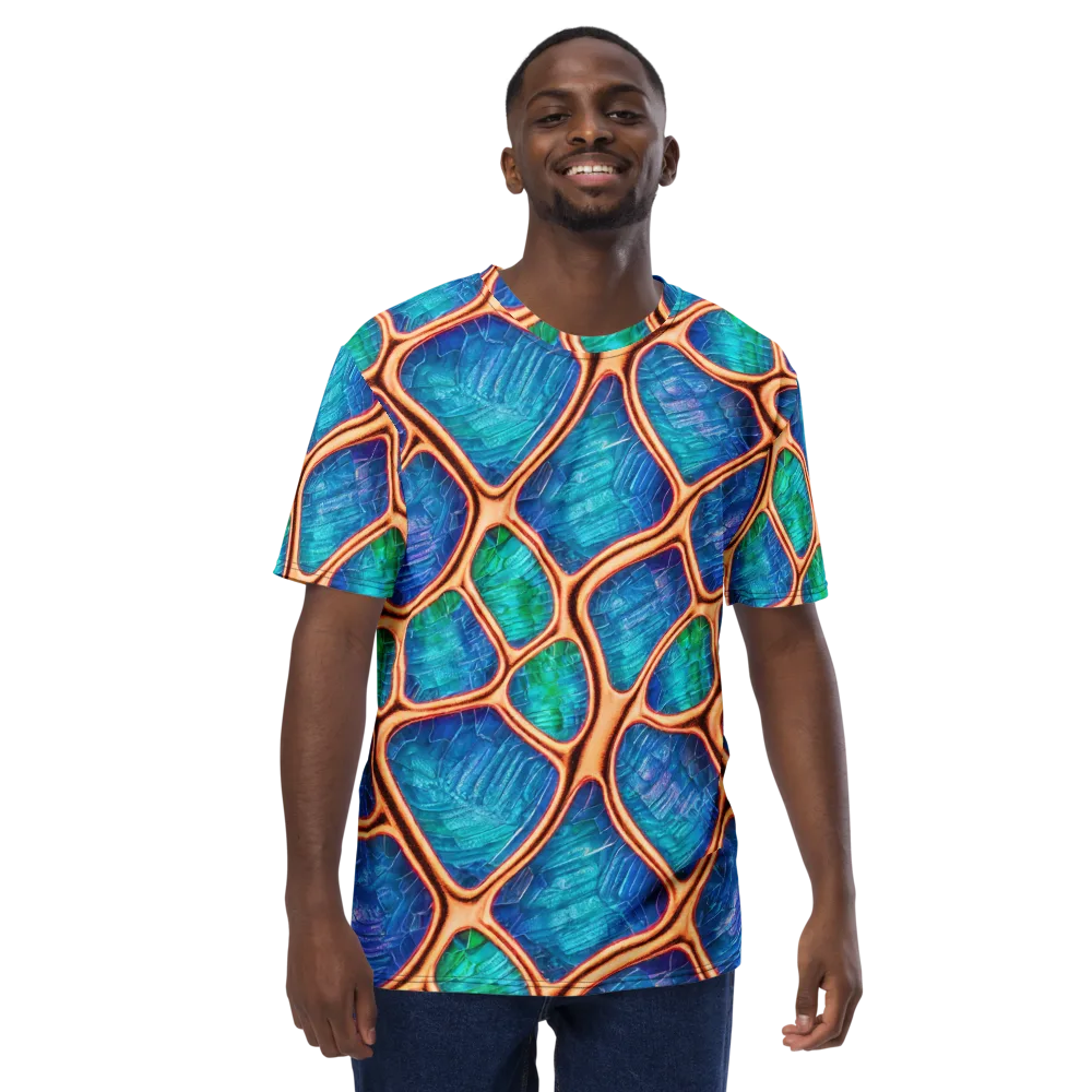 Amber Reef on Men's Crew Neck T-Shirt — Front