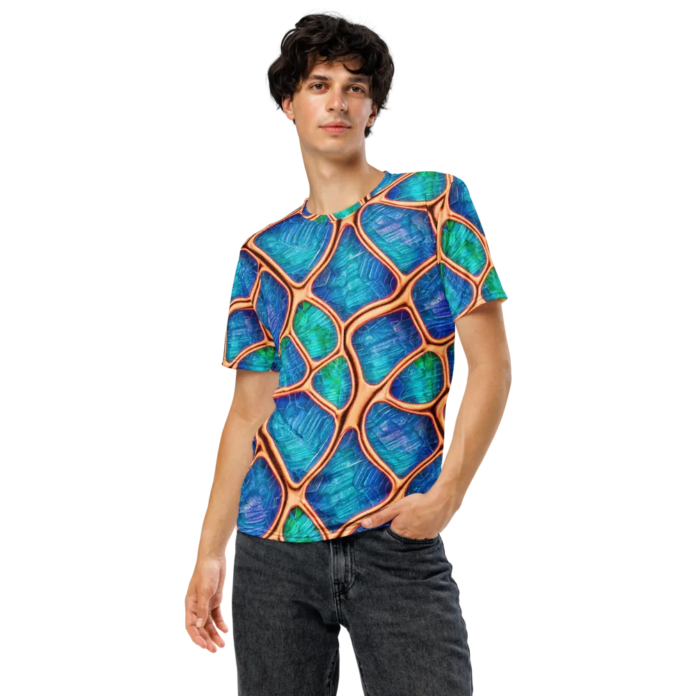 Amber Reef on Men's Crew Neck T-Shirt — Front