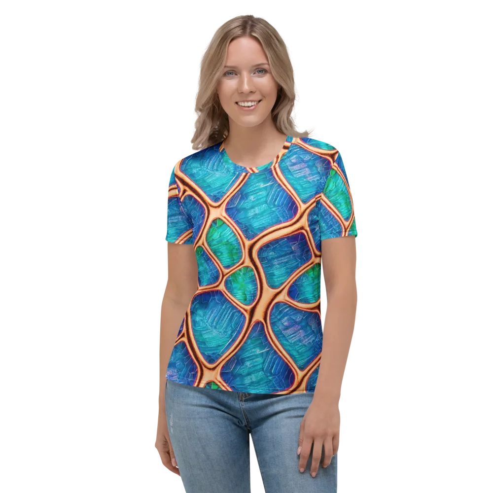 Amber Reef on Women's Crew Neck T-Shirt — Front