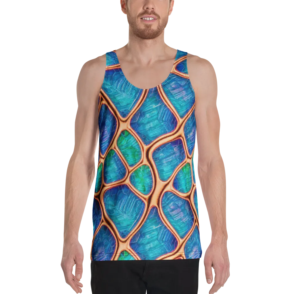 Amber Reef on Men's Tank Top — Front