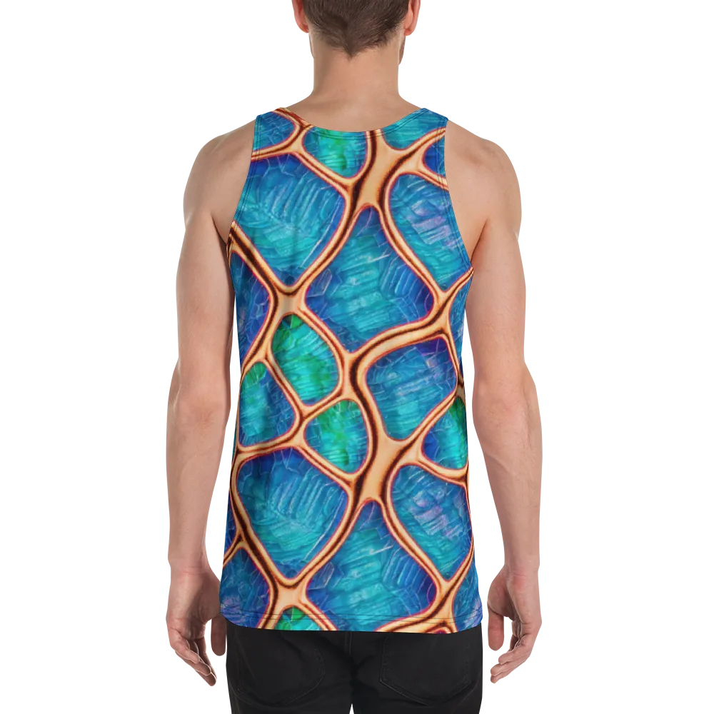 Amber Reef on Men's Tank Top — Back