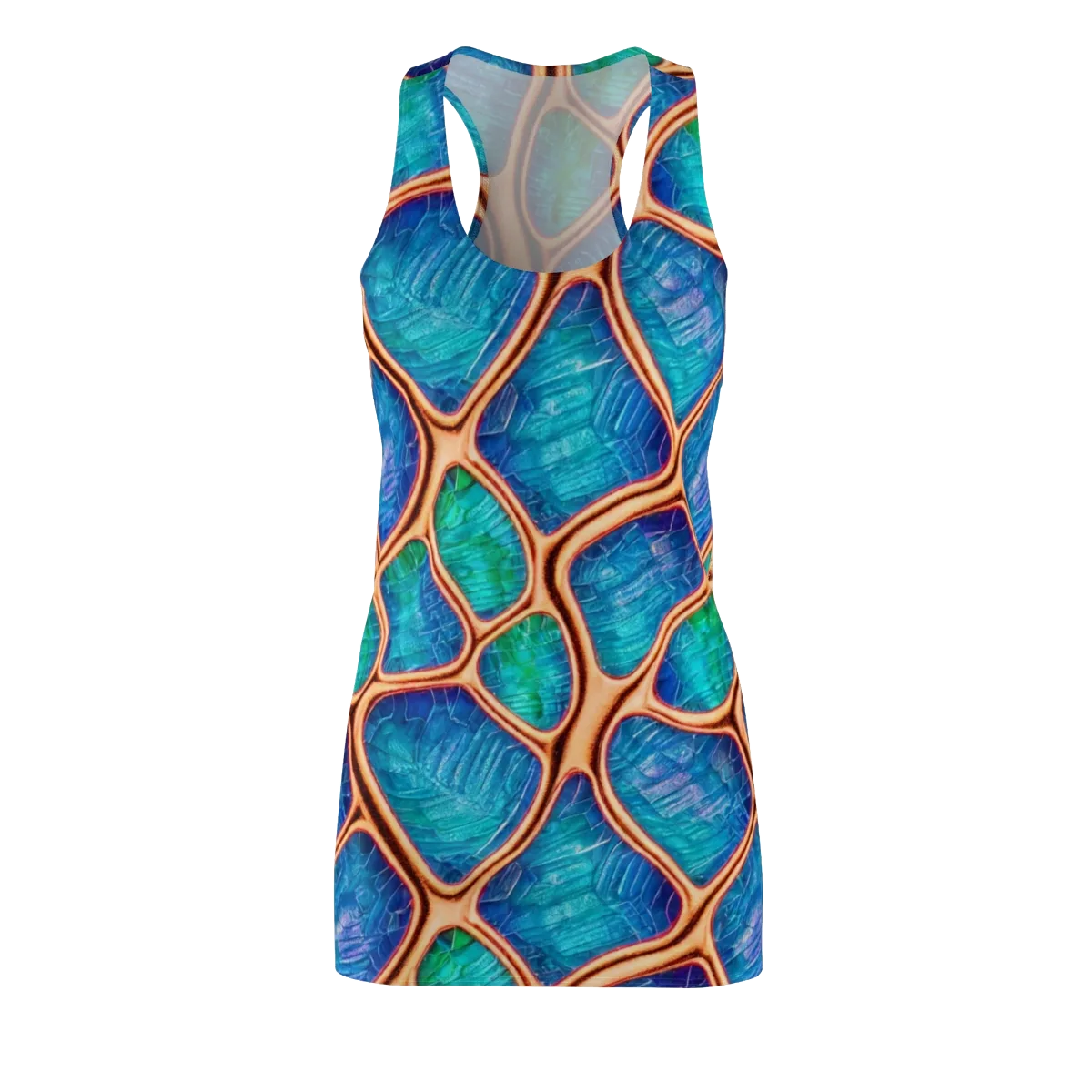 Amber Reef on Racerback Dress — Front