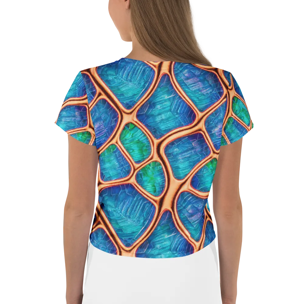 Amber Reef on Crop Tee — Back