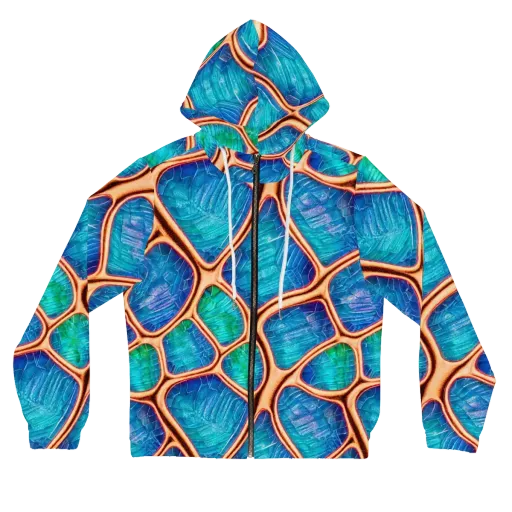 Amber Reef on a Women's Full-Zip Hoodie